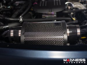 FIAT 124 Performance Air Intake System - MAXFlow - MADNESS - Black Powdercoated Finish
